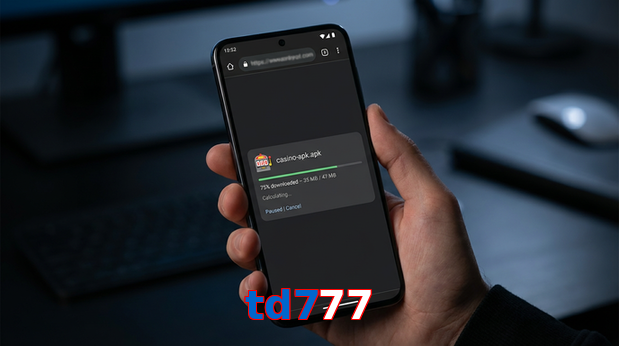 Main screen of Td777 apk page for PK players
