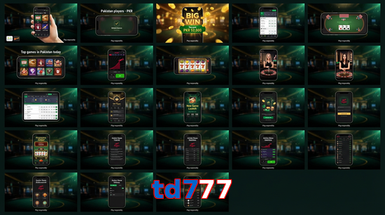 Main screen of Td777 bet page for PK players