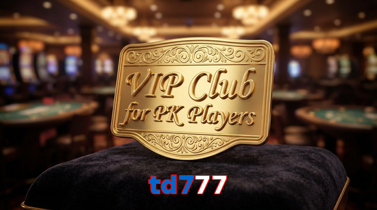 Main screen of Td777 vip page for PK players